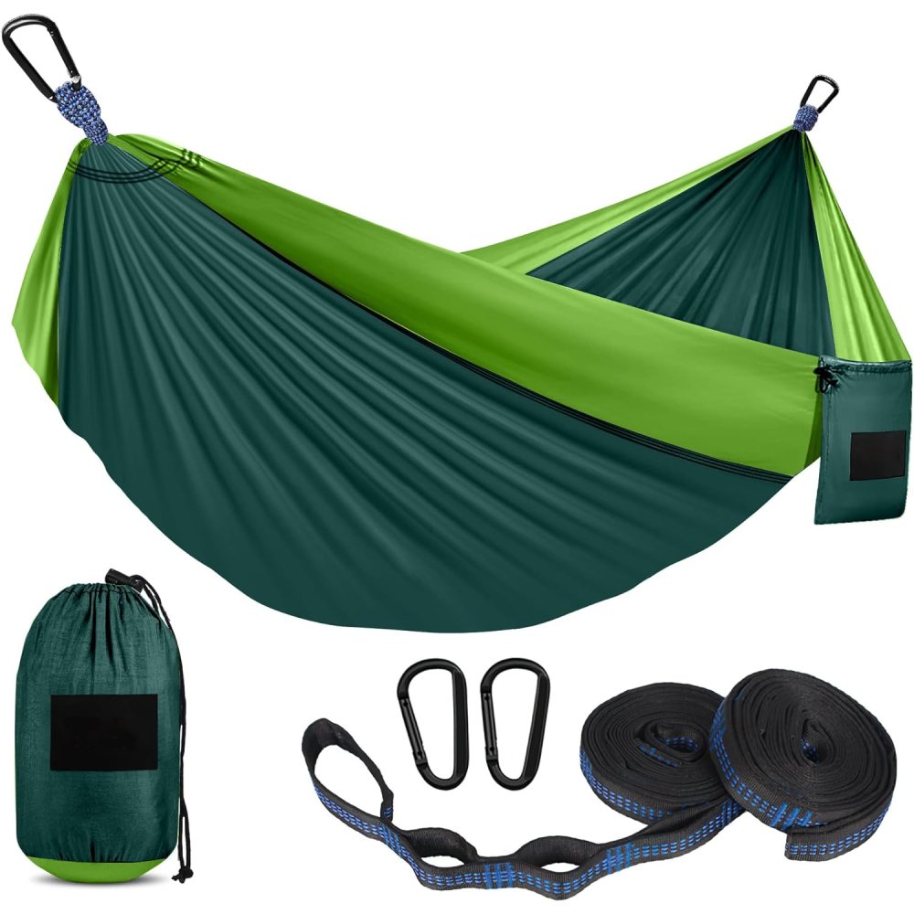 Hammock for Camping (Black & Grey / Medium (Single))