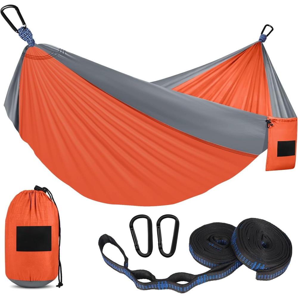 Hammock for Camping (Black & Grey / Medium (Single))