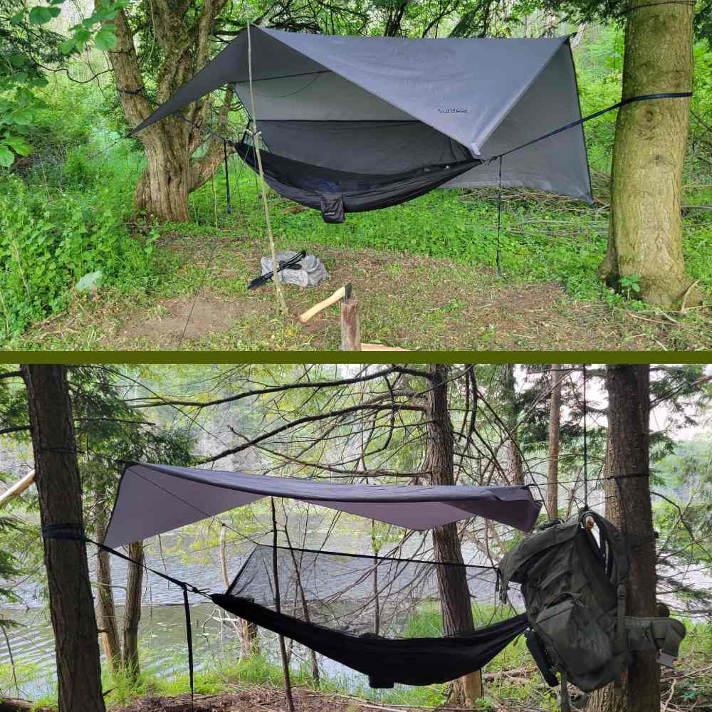 Hammock with Insect Net (Black)