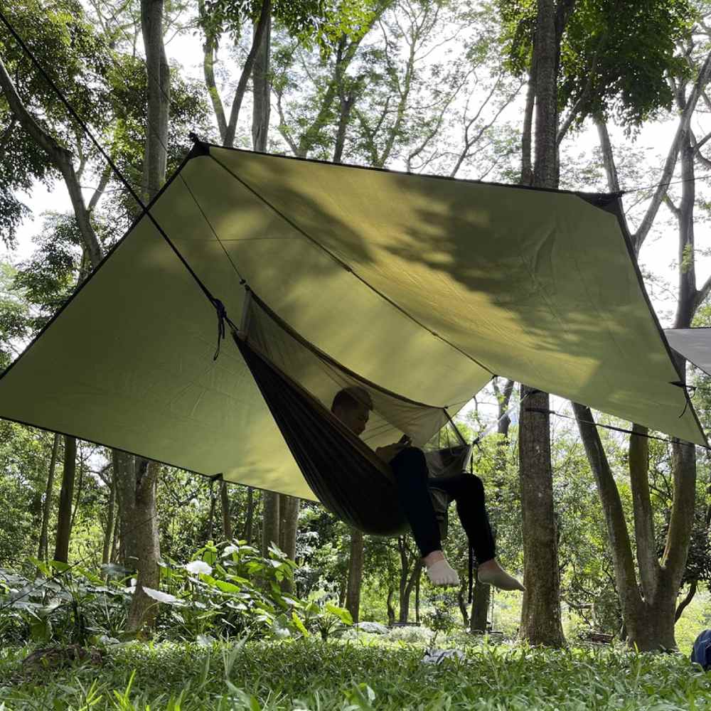 Hammock with Insect Net (Black)